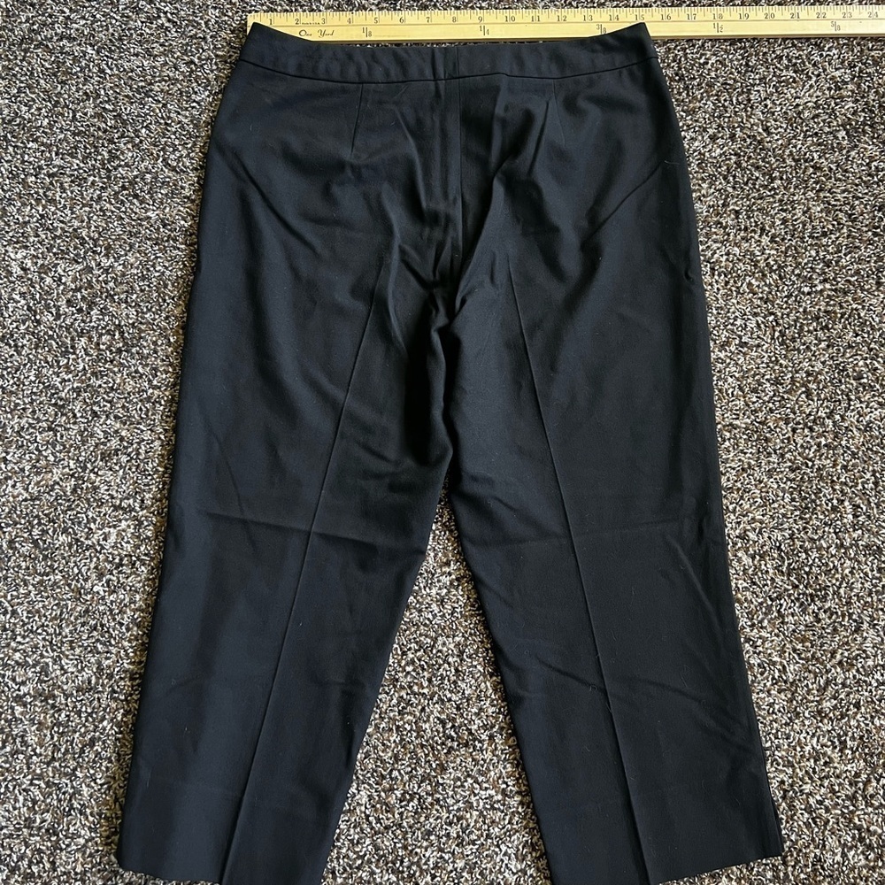 Talbots Black Ankle Cropped Pants - Picture 4 of 7
